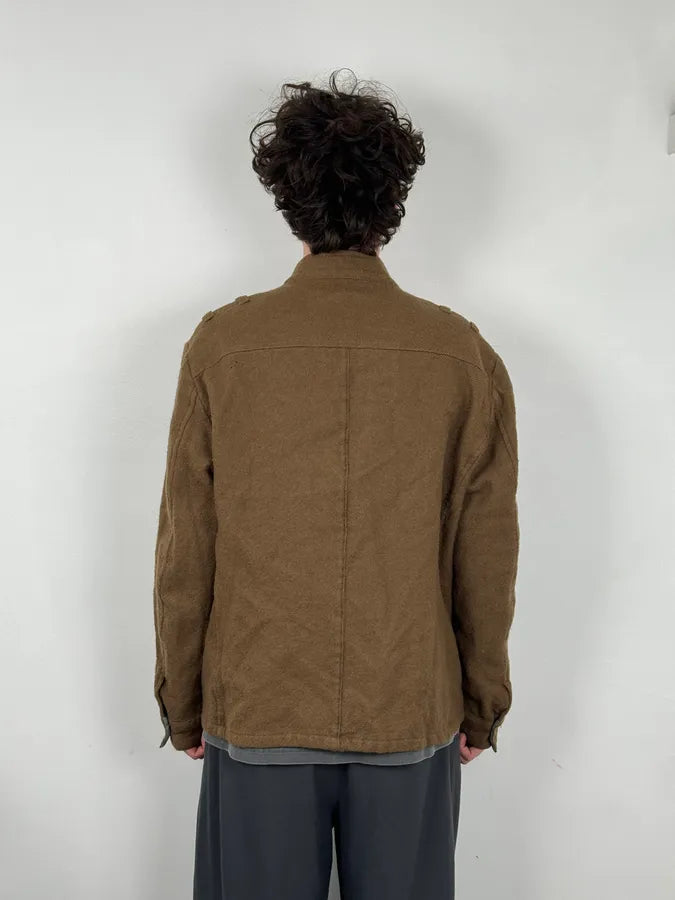 1990s Miu Miu Wool Brown Long Classy Coat FjJwRoJ 2