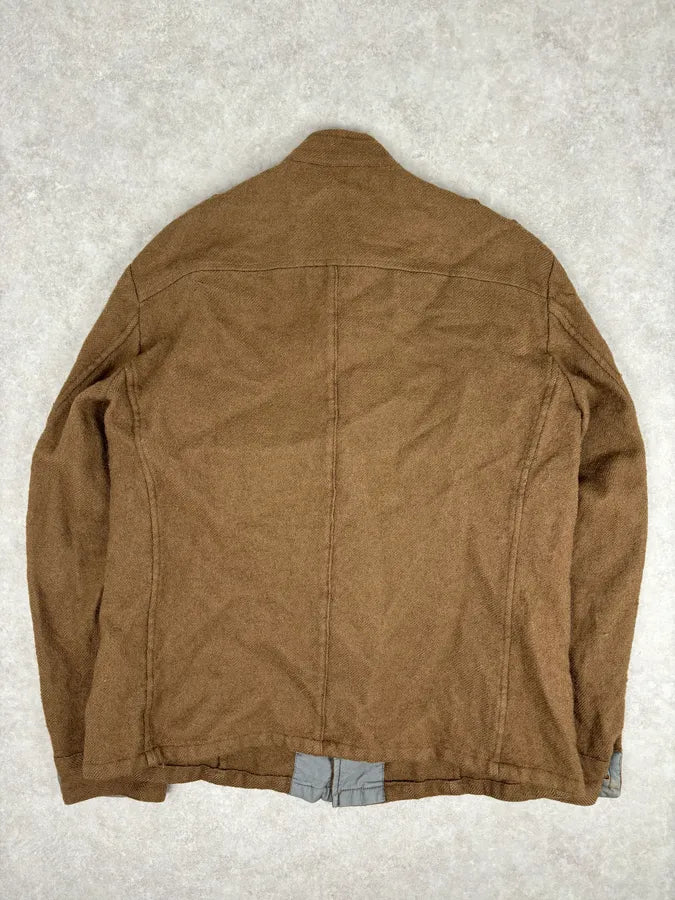 1990s Miu Miu Wool Brown Long Classy Coat FjJwRoJ 4
