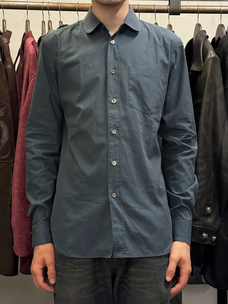 MiuMiu Dark Blue Minimalist Shirt hwKtDfE 1