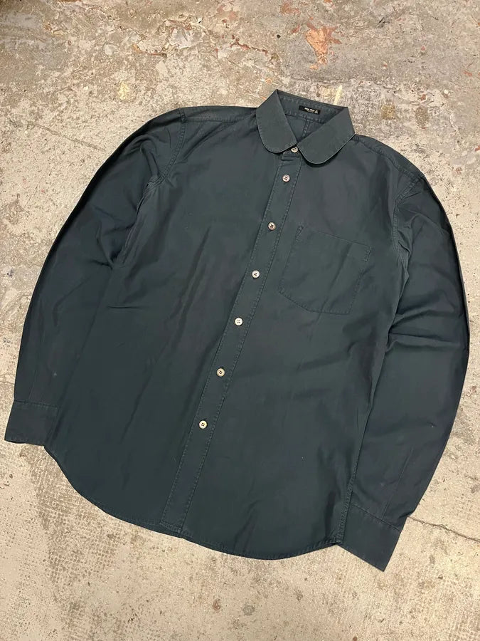MiuMiu Dark Blue Minimalist Shirt hwKtDfE 3