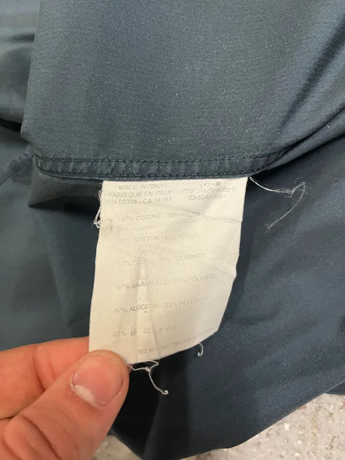 MiuMiu Dark Blue Minimalist Shirt hwKtDfE 7