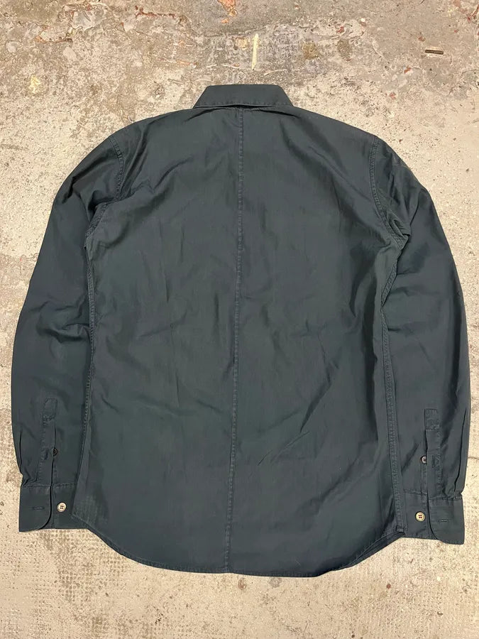 MiuMiu Dark Blue Minimalist Shirt hwKtDfE 5