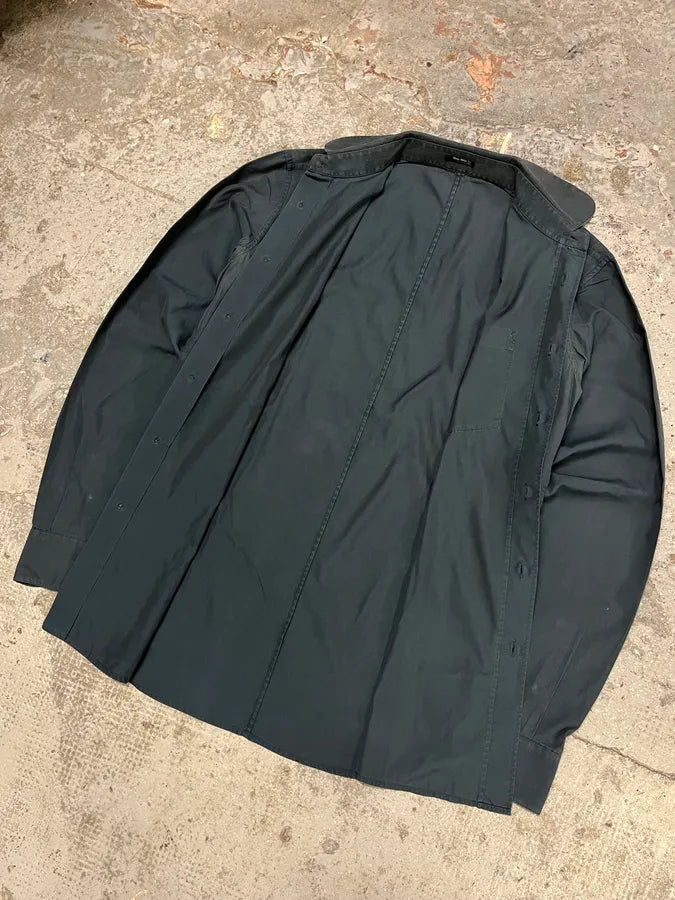 MiuMiu Dark Blue Minimalist Shirt hwKtDfE 4