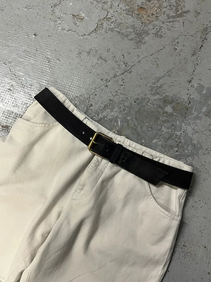 MiuMiu Brown Suede Leather Belt mQhcIRR 1