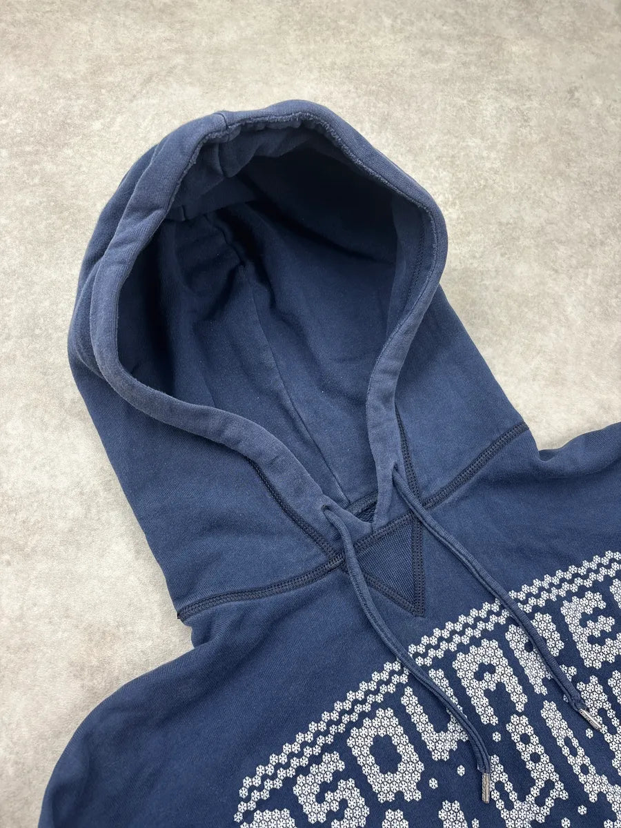FW2008 Dsquared2 Navy Reindeer Snowflake Hoodie mlAOybIo 4