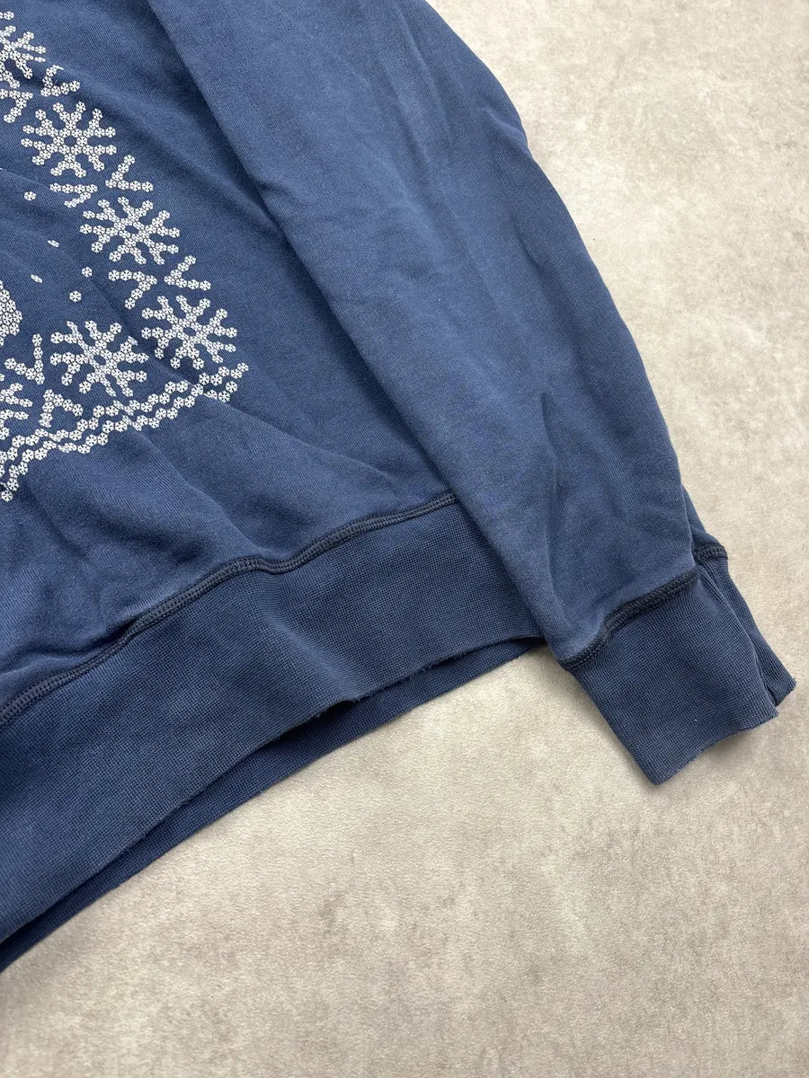 FW2008 Dsquared2 Navy Reindeer Snowflake Hoodie mlAOybIo 6