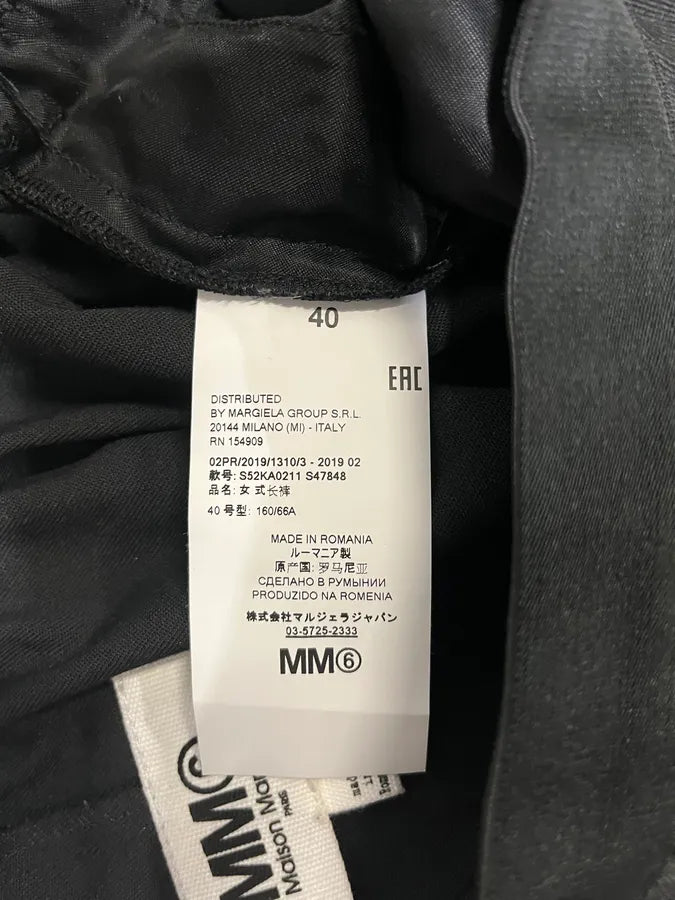 MM6 Maison Margiela Black Cozy Pants (M) QkivNEI 7