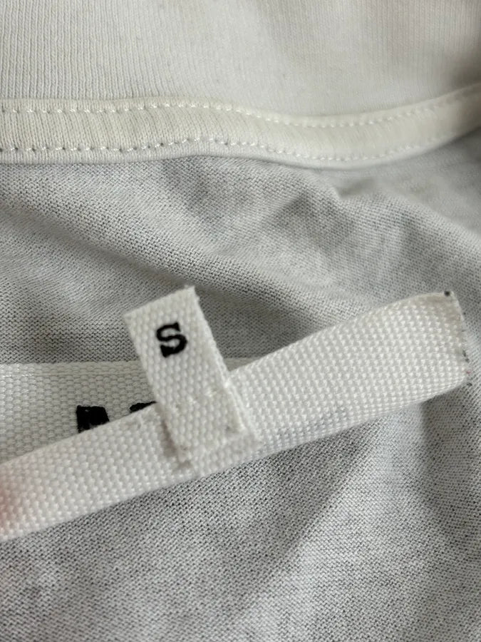 SS2022 MM6 Maison Margiela White Hair Print  T-Shirt  XSZlwfS 8