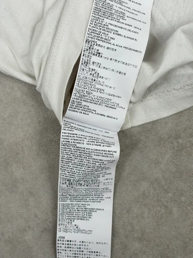 SS2022 MM6 Maison Margiela White Hair Print  T-Shirt  XSZlwfS 10