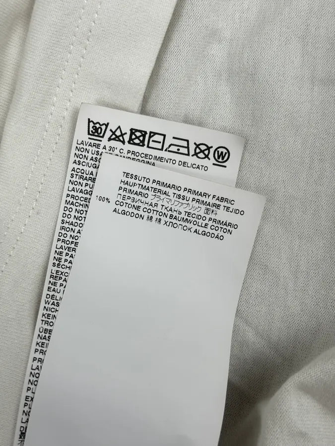 SS2022 MM6 Maison Margiela White Hair Print  T-Shirt  XSZlwfS 9