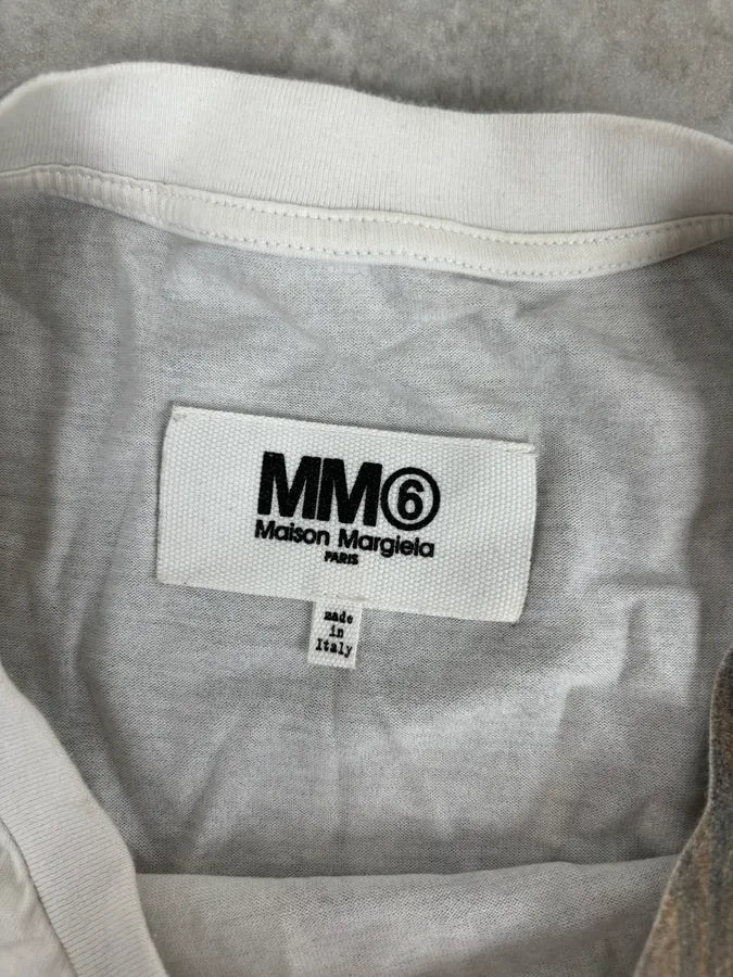 SS2022 MM6 Maison Margiela White Hair Print  T-Shirt  XSZlwfS 7