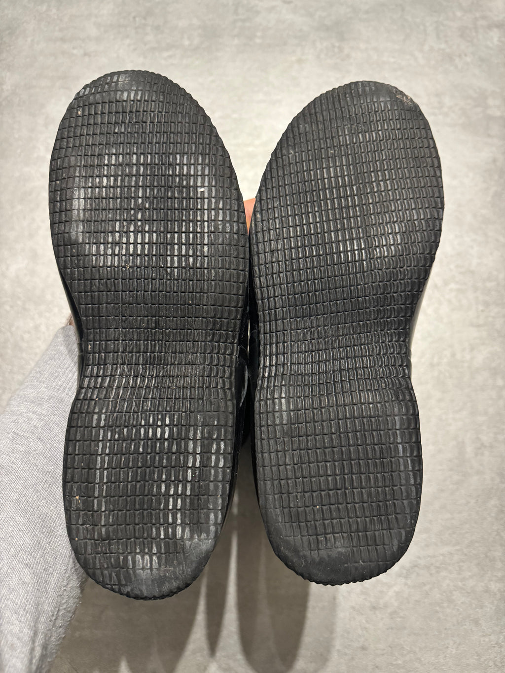 1980s Combat Waterproof Protection Front Zip Shoes Covers Black Boots (45) - 5