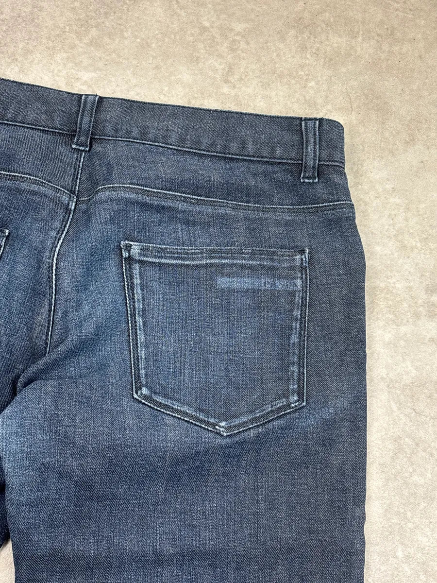 SS2009 Prada Dark Indigo Denim Tapered Slim Jeans mnAvpqCW 10