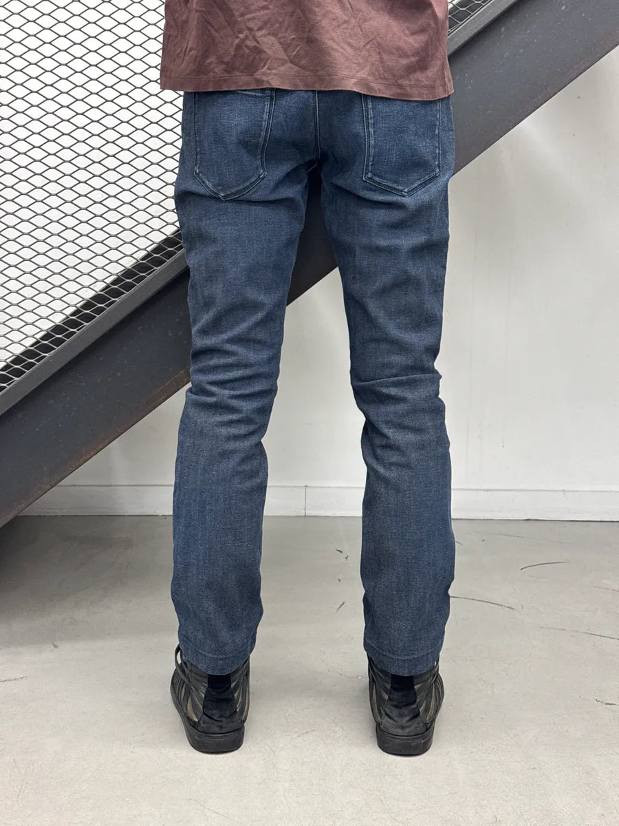 SS2009 Prada Dark Indigo Denim Tapered Slim Jeans mnAvpqCW 2