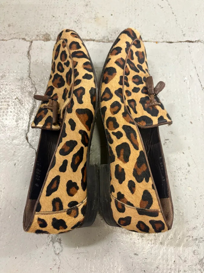 Gucci Leopard Pony Hair Loafers JrftAko 4