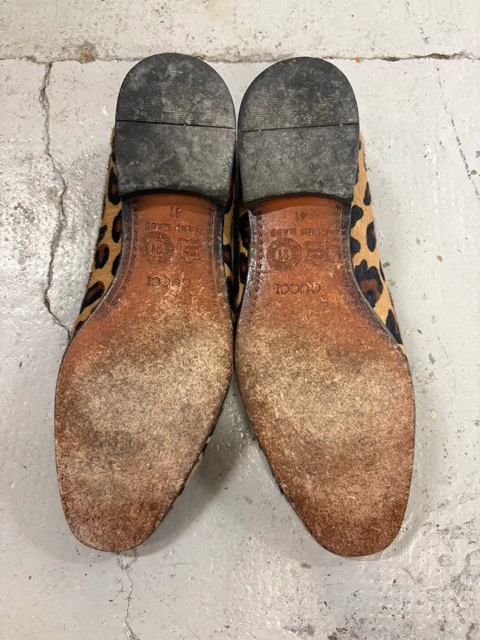 Gucci Leopard Pony Hair Loafers JrftAko 6