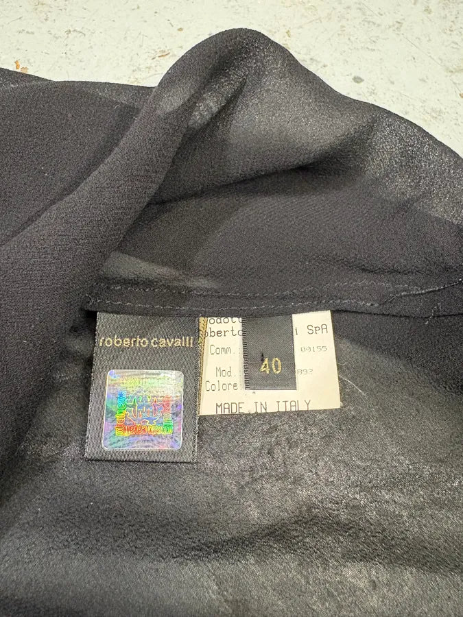 Roberto Cavalli Black Mesh Dress GFDbfDw 5