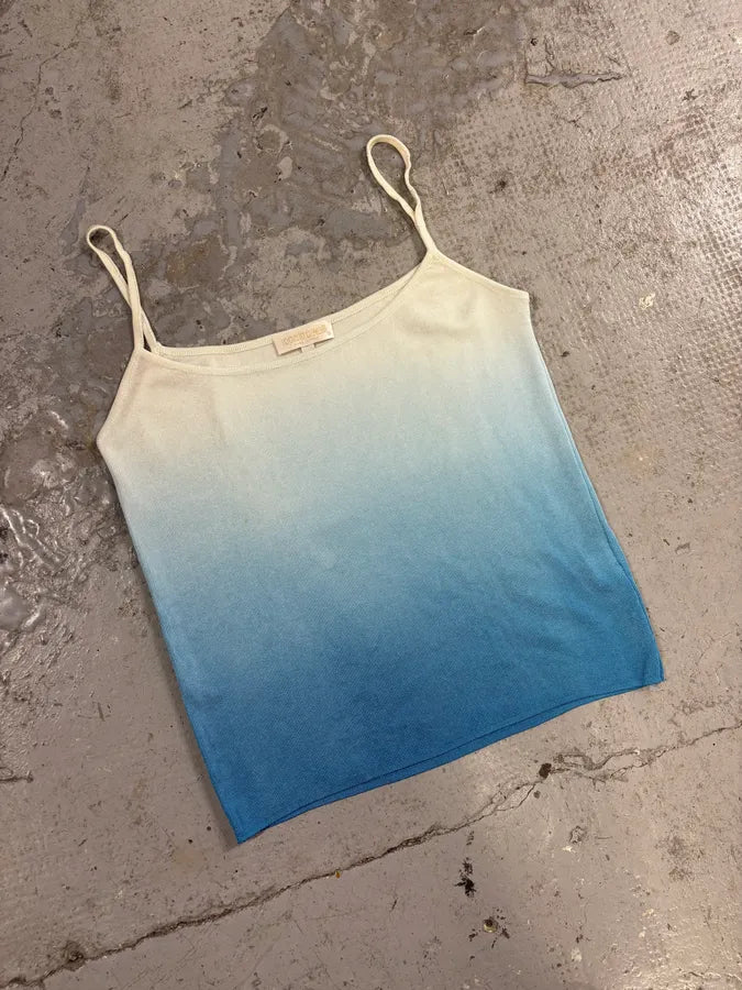 2000 Roberto Cavalli Blue Ocean Gradient Tank Top NIWsxrZ 1