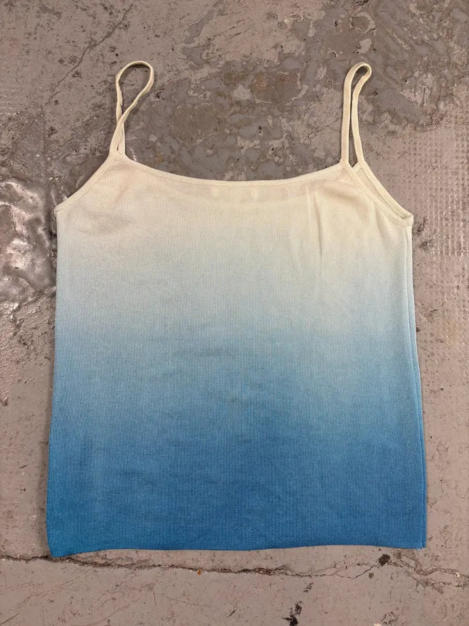 2000 Roberto Cavalli Blue Ocean Gradient Tank Top NIWsxrZ 3