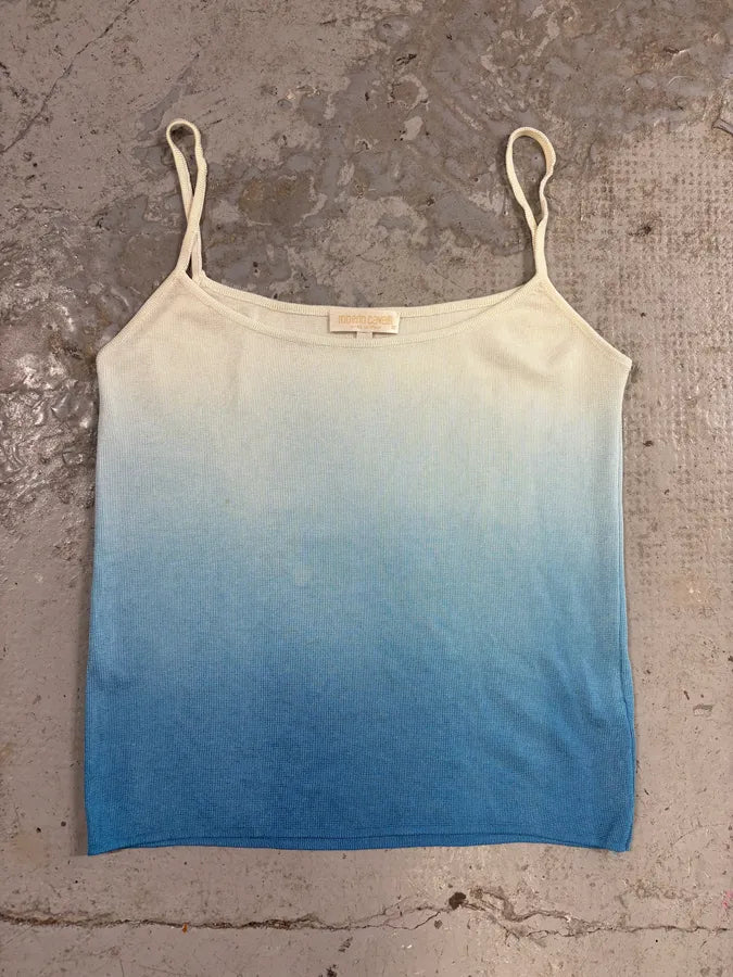 2000 Roberto Cavalli Blue Ocean Gradient Tank Top NIWsxrZ 0
