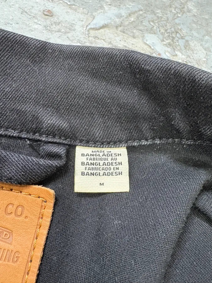 Levi’s Dark Grey Brut Buttoned Denim Jacket hFMmnVP 11