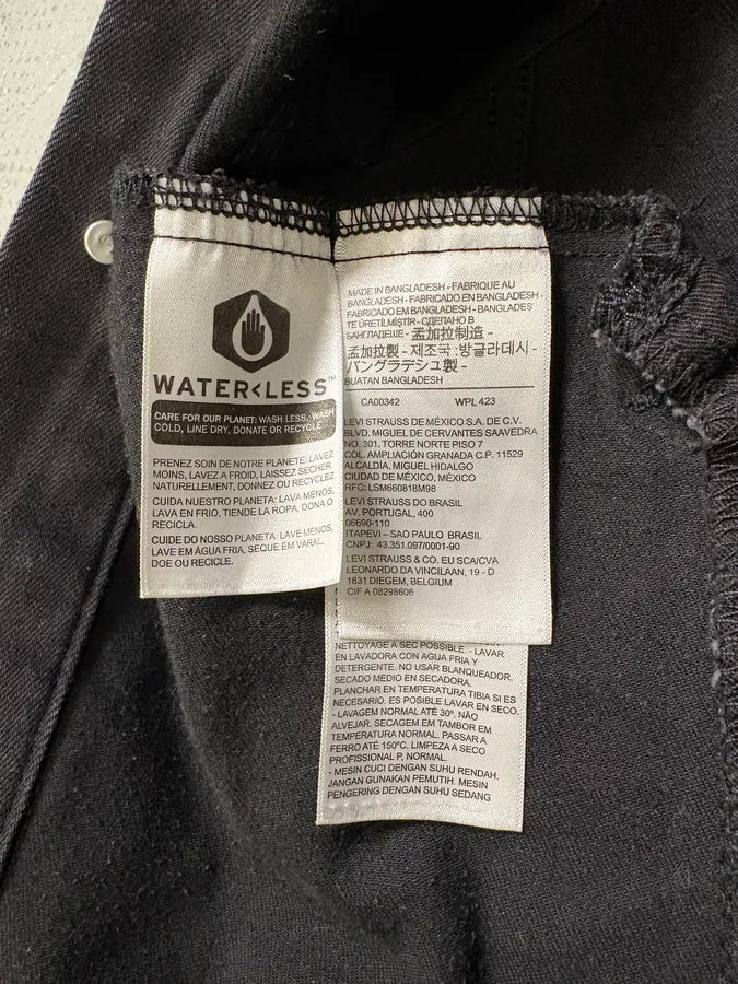 Levi’s Dark Grey Brut Buttoned Denim Jacket hFMmnVP 12