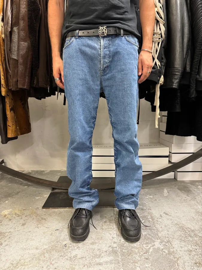 2000s Cavalli Blue Denim Faded Jeans uZXJSVs 1