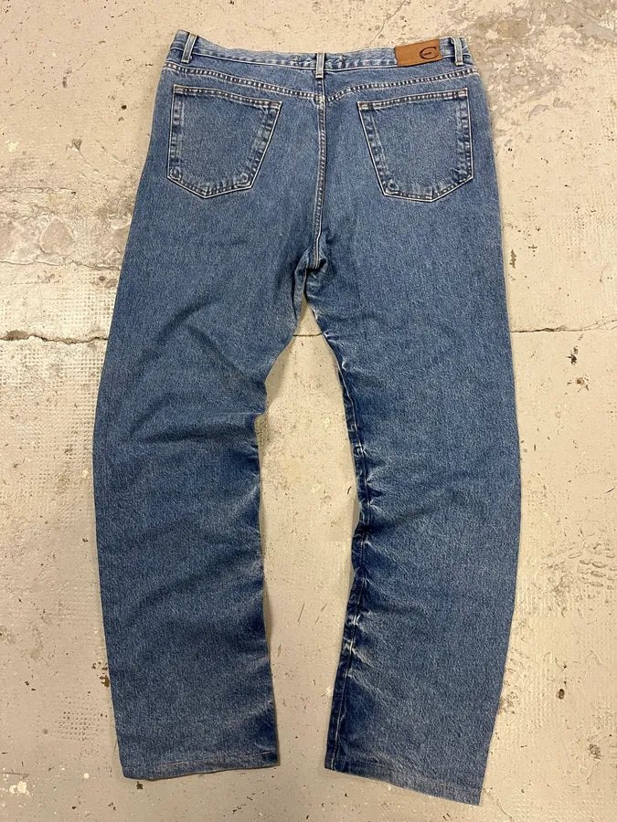 2000s Cavalli Blue Denim Faded Jeans uZXJSVs 6