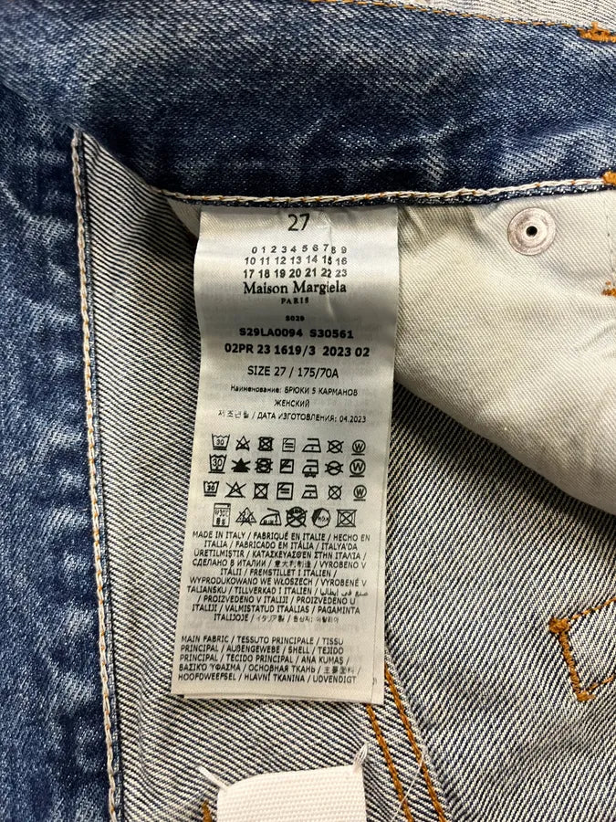 FW2023 Maison Margiela Faded Denim Jeans lMqKKdW 9