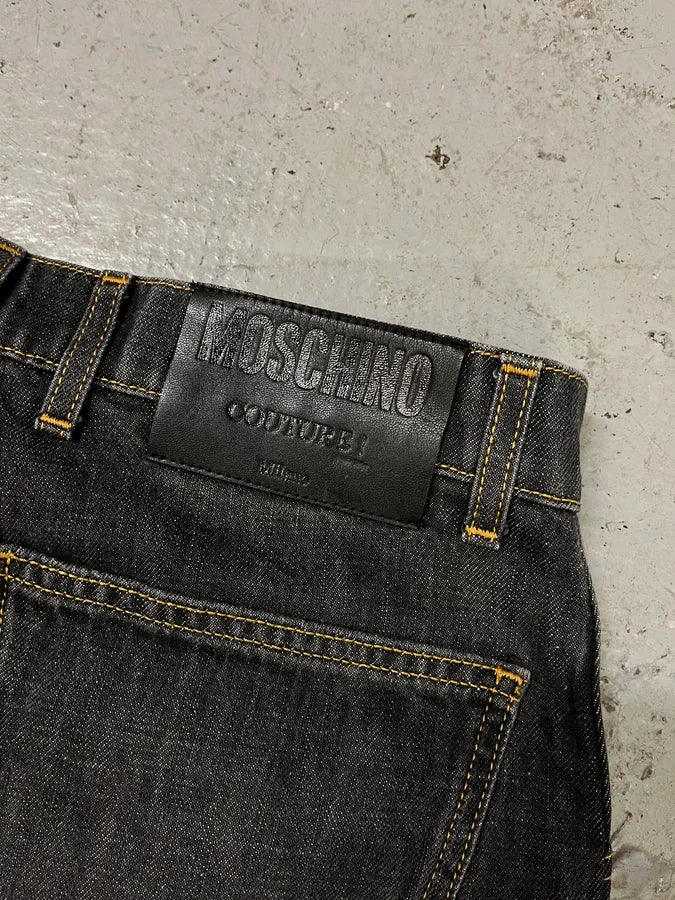 2000s Moschino Large Double Knee Carpenter Navy Denim Jeans GpWvHNS 8