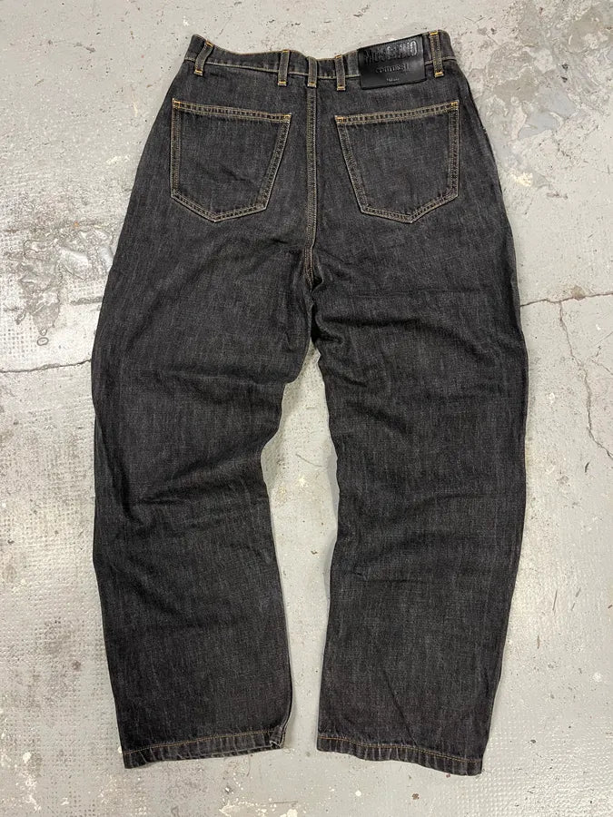 2000s Moschino Large Double Knee Carpenter Navy Denim Jeans GpWvHNS 6