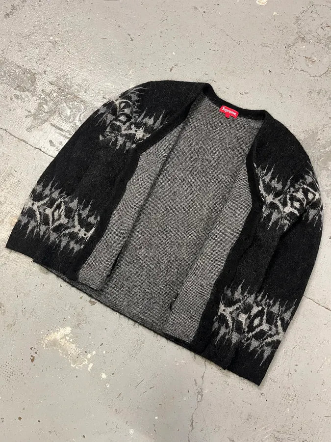 Supreme Mohair Cardigan Black Sweater – Dolce Vita Hub