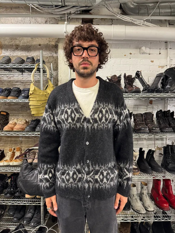 Supreme Mohair Cardigan Black Sweater (M/L) OCbOfgV 1