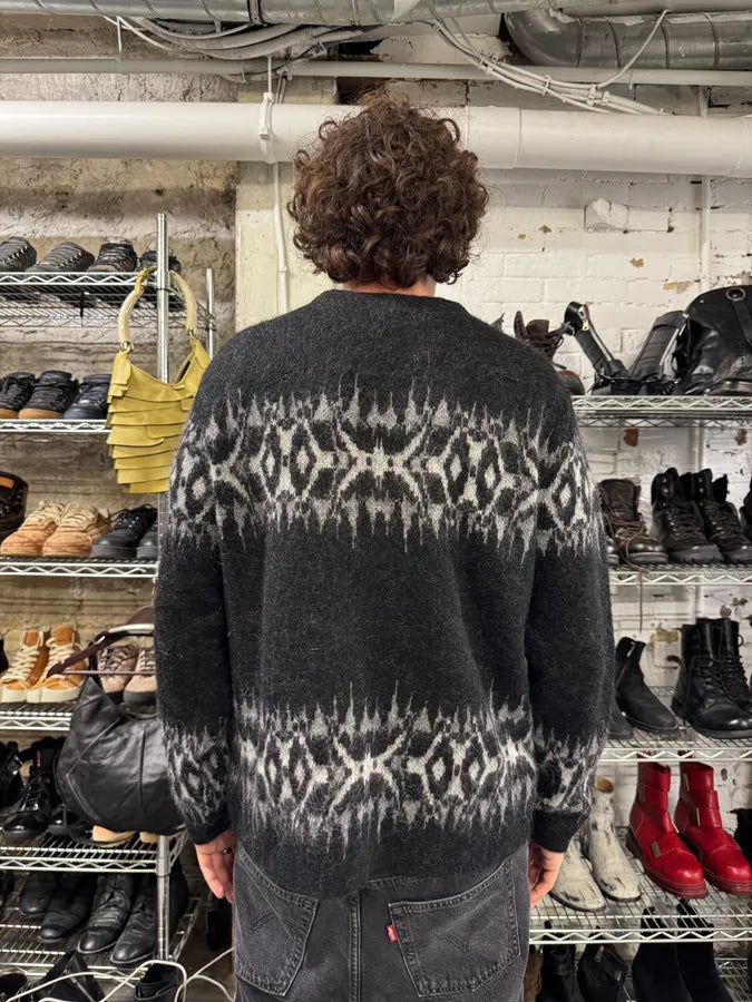 Supreme Mohair Cardigan Black Sweater – Dolce Vita Hub