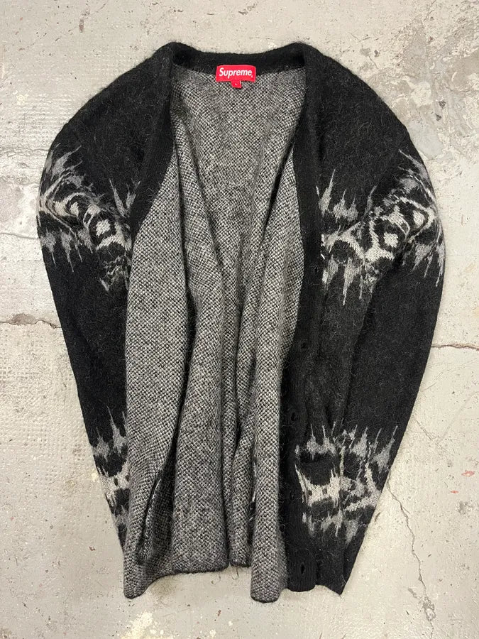 Supreme Mohair Cardigan Black Sweater (M/L) OCbOfgV 5