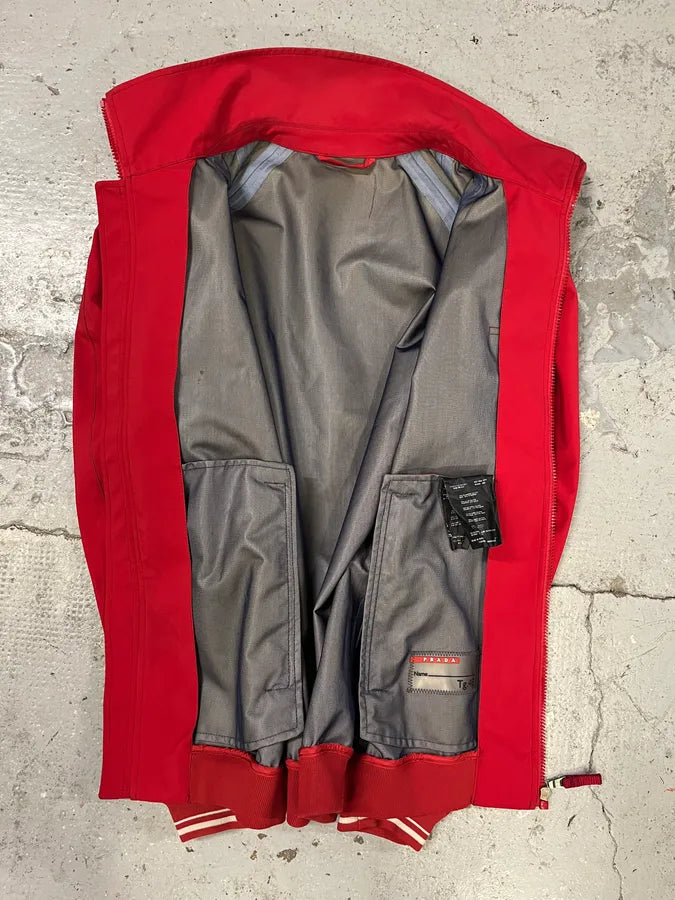 2000s Prada Luna Rossa Red Jacket (S/M) coOrunK 5