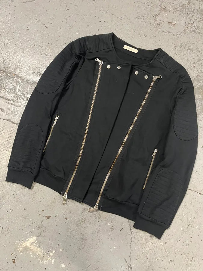 Pierre Balmain Black Horpist 2 Zip Sweater (M) FJYJQms 3