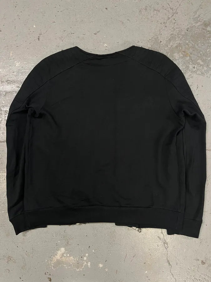 Pierre Balmain Black Horpist 2 Zip Sweater (M) FJYJQms 6