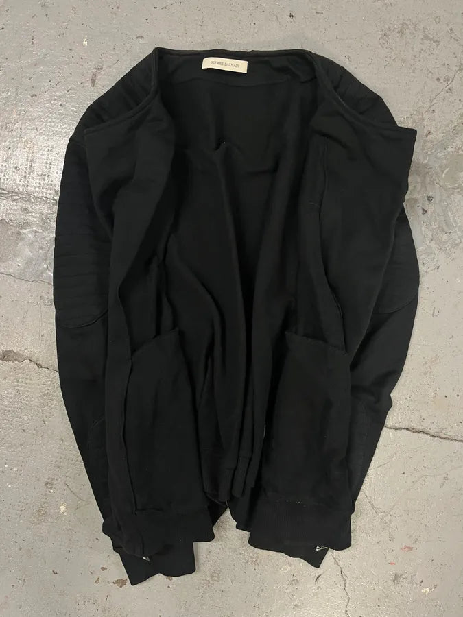Pierre Balmain Black Horpist 2 Zip Sweater (M) FJYJQms 5