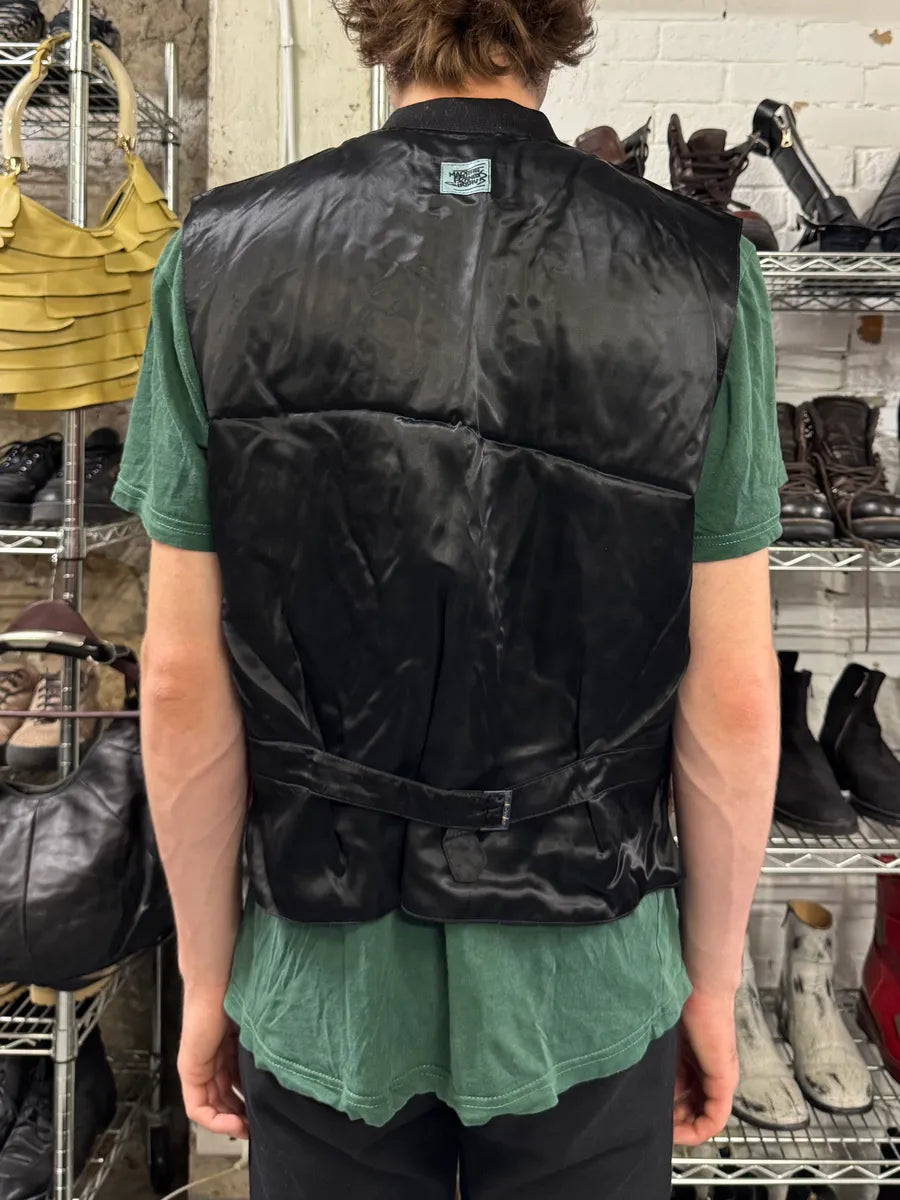 2000s Marithé + François Girbaud Red Tactical Vest CcJVwxr 2