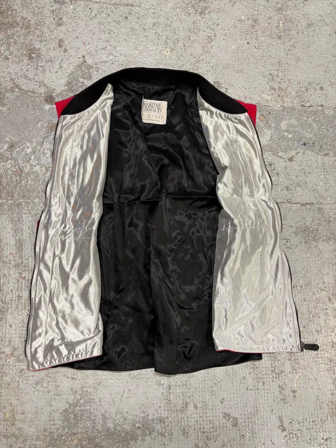 2000s Marithé + François Girbaud Red Tactical Vest CcJVwxr 4
