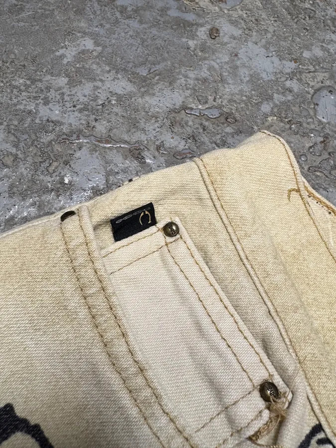 AW2003 Cavalli Astrology Beige Deus Pants (S) AxeySIV 8