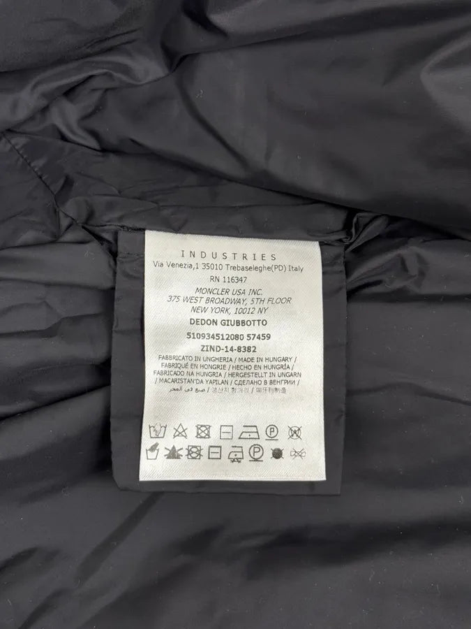 Moncler Black Flowers Embroidered Light Jacket ADgIwrL 10