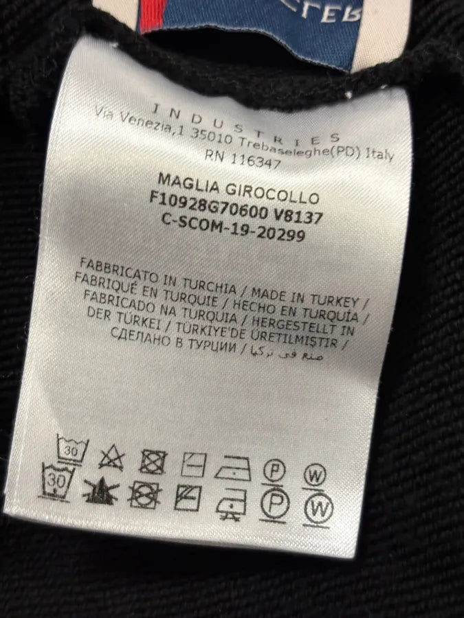 Moncler Black Logo Crewneck Sweater iWgHWTw 10