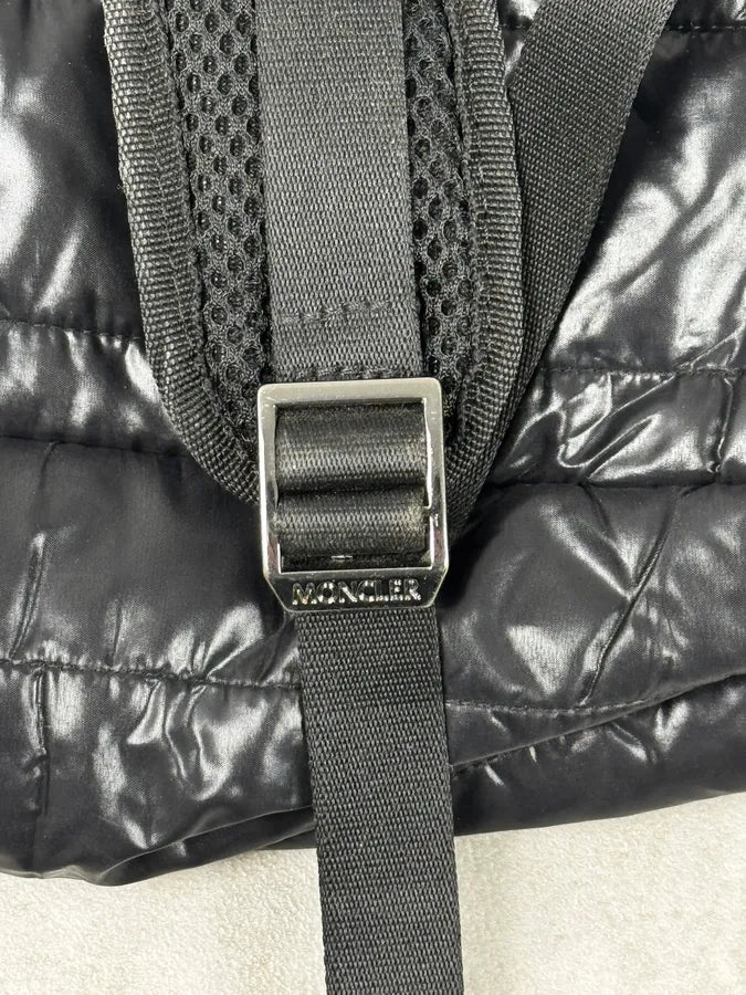 Moncler Black Nylon Puffer Backpack jIKVtvr 7