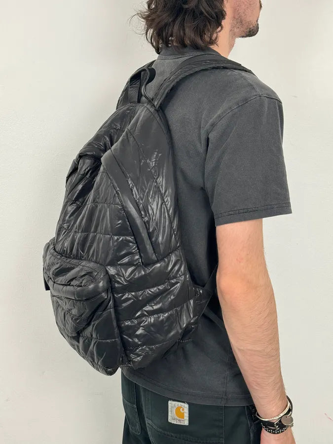 Moncler Black Nylon Puffer Backpack jIKVtvr 2