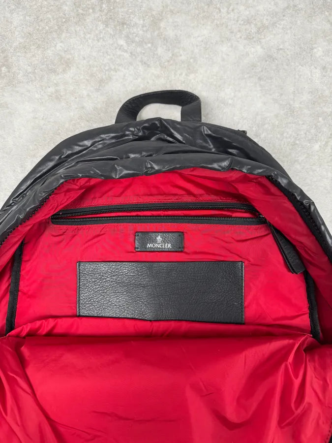 Moncler Black Nylon Puffer Backpack jIKVtvr 12