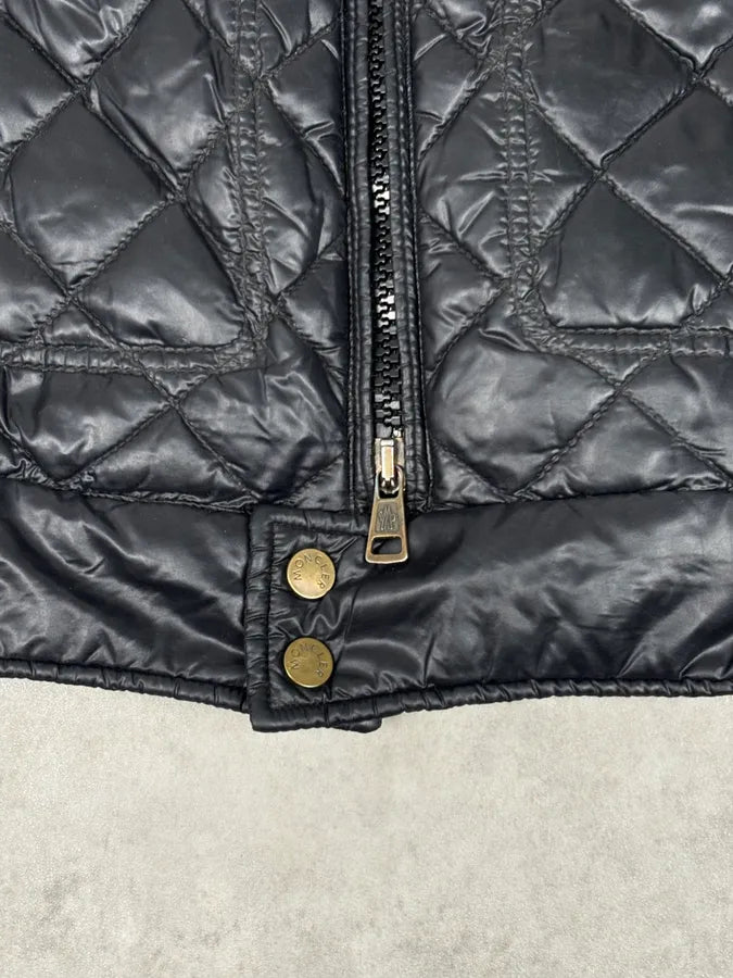 Moncler Black Quilted Puffer Light Jacket OUzRbDQ 7