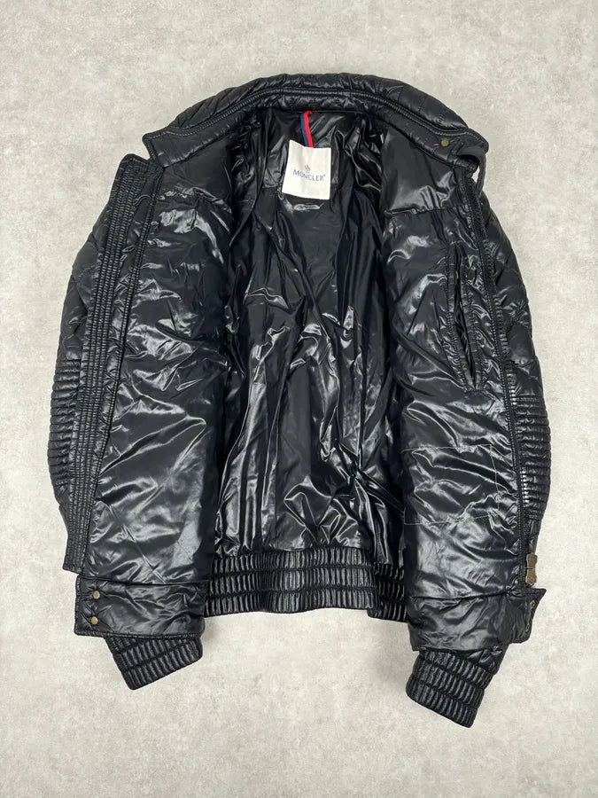 Moncler Black Quilted Puffer Light Jacket OUzRbDQ 6