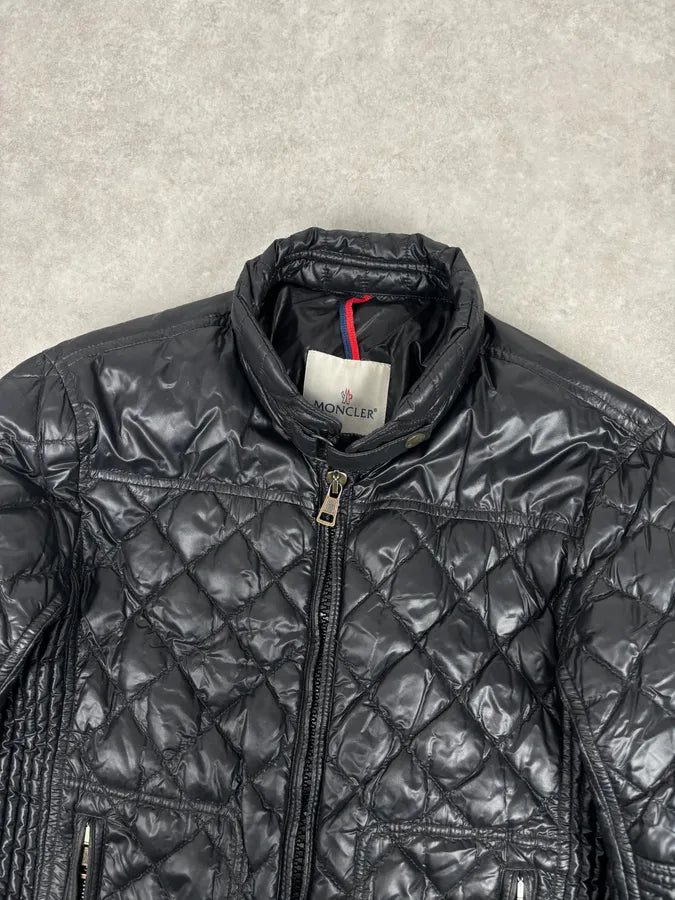 Moncler Black Quilted Puffer Light Jacket OUzRbDQ 3